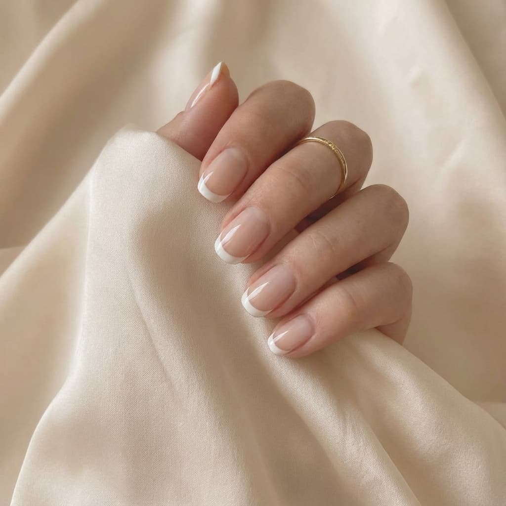 Pendik nail art örneği, french oje tasarımı